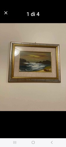 Romano mussolini quadri olio - romano,