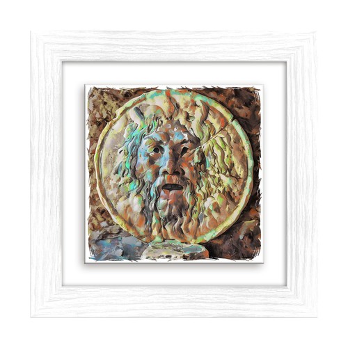 Lupia quadro ceramica stampata - quadro,