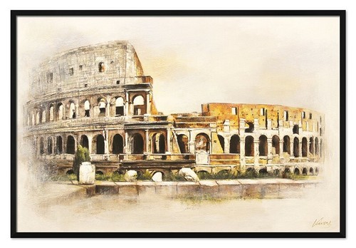Das colosseo rom dipinto - colosseo,