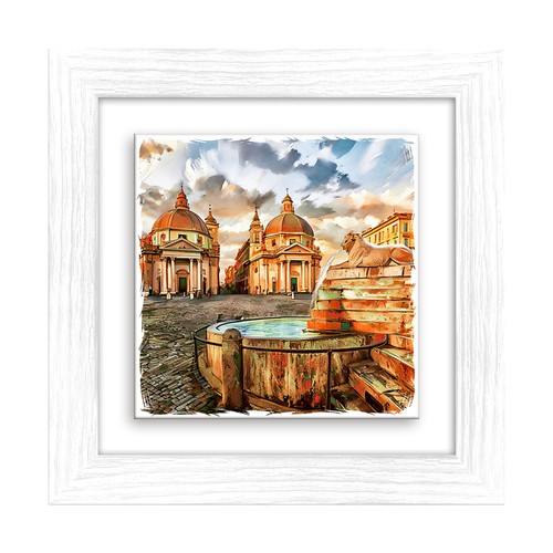 Lupia quadro ceramica stampata - quadro,