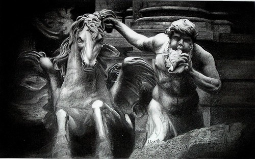 Roma fontana trevi - fontana, di