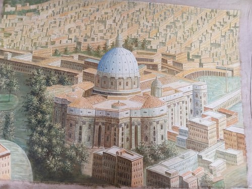 Quadro roma piazza - roma, san